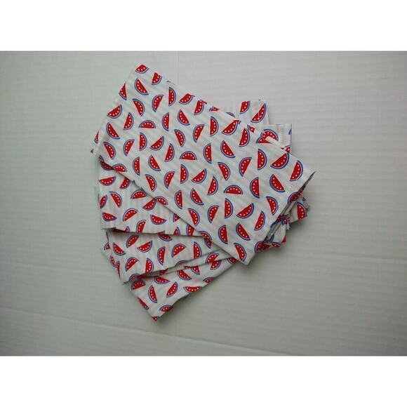 Watermelon 100 Cotton Handmade Napkins 4 Pack - Picture 6 of 6